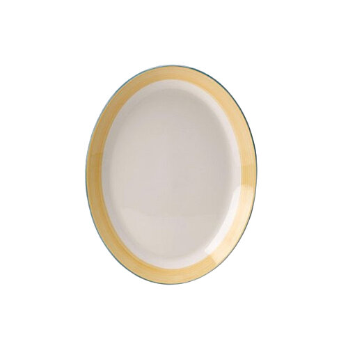  Steelite Simp.Rio Yellow Oval Sunum Tabak 30,5 Cm - STEELİTE
