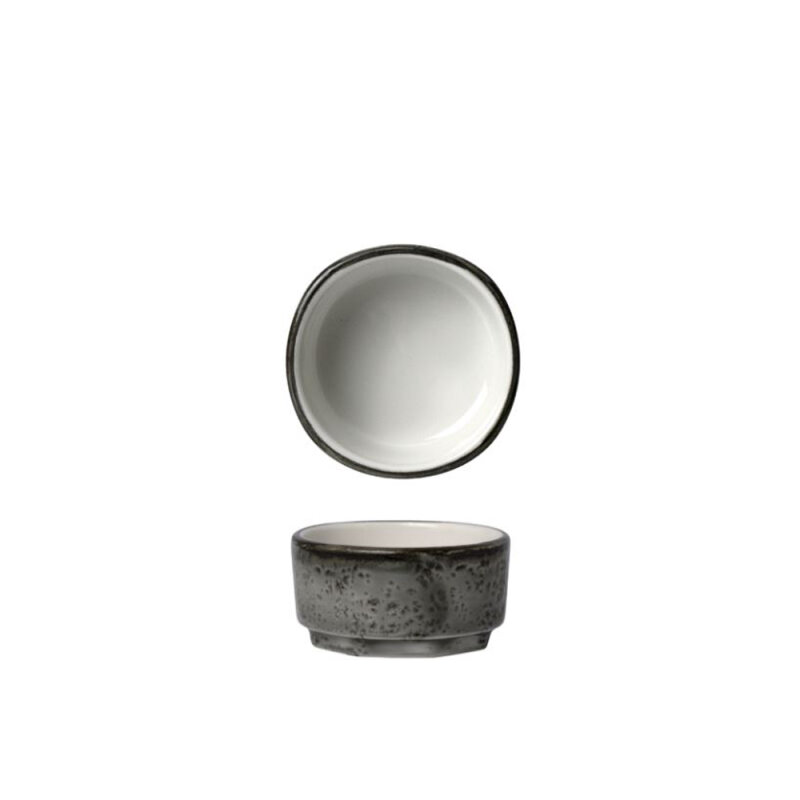 Steelite Smoke Minimal Sunum Kase 6.5Cm 2 12080575 - 1