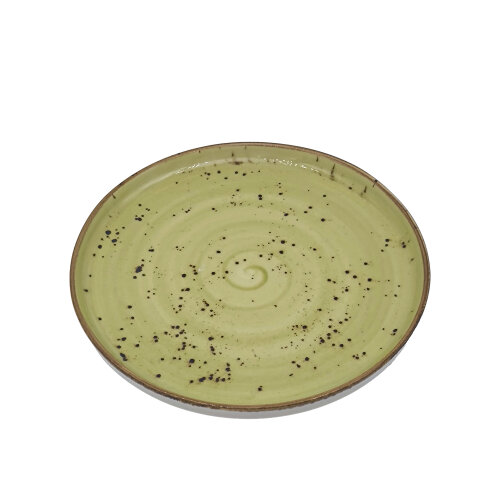 Tulu Porselen Step 27 cm Düz Tabak Reactıve 77 Yeşil STP27TBR77 - TULU PORSELEN