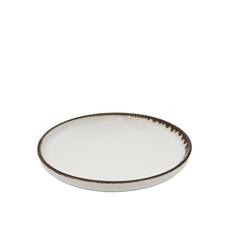 Zest Porcelain Step 27 cm Düz Tabak -Chocolate - 1