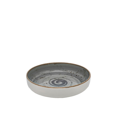 Zest Porcelain Step Çukur Tabak 20 Cm-Paris Gri - ZEST PORCELAIN