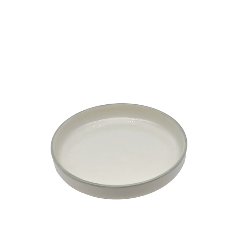 Tulu Porselen Step Çukur Tabak 24 cm File 67 Gri STP24CKF67 - 1