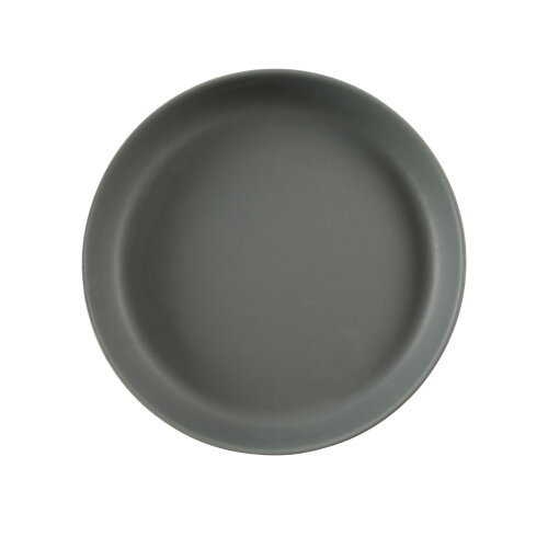 Zest Porcelain Step Çukur Tabak 24 Cm-Velour Gri - ZEST PORCELAIN