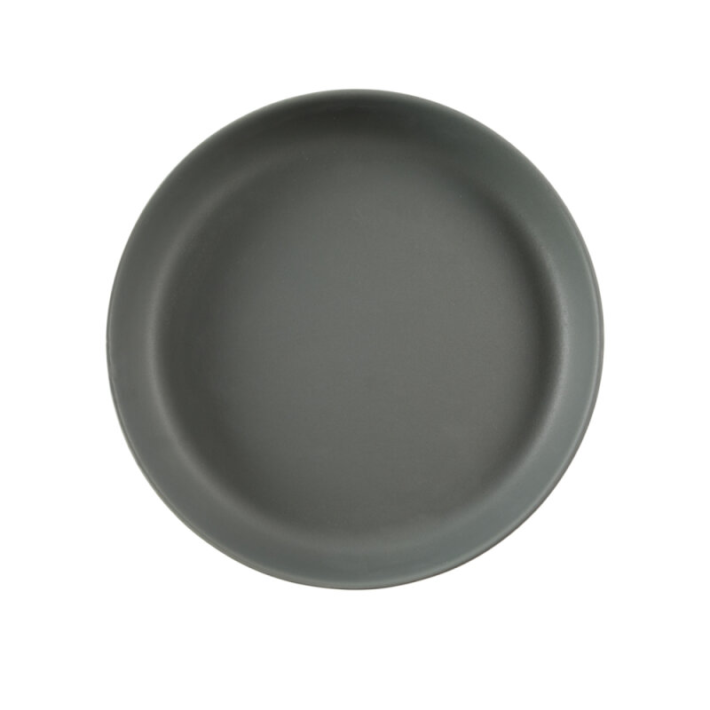 Zest Porcelain Step Çukur Tabak 24 Cm-Velour Gri - 1