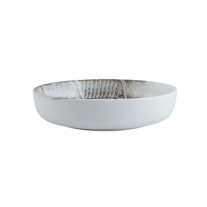 Zest Porcelain Step Çukur Tabak 24 cm-Elbe - 2