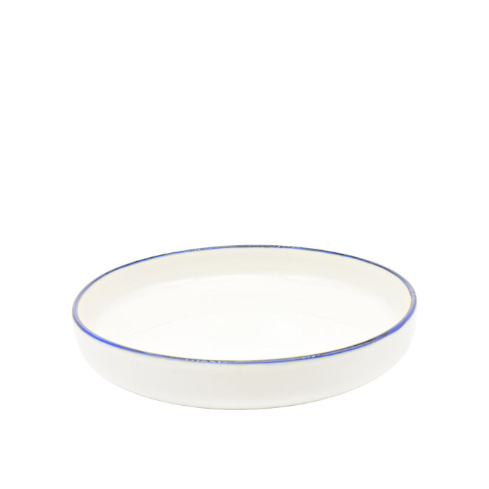 Zest Porcelain Step Çukur Tabak 24Cm -Riva Mavi - 1