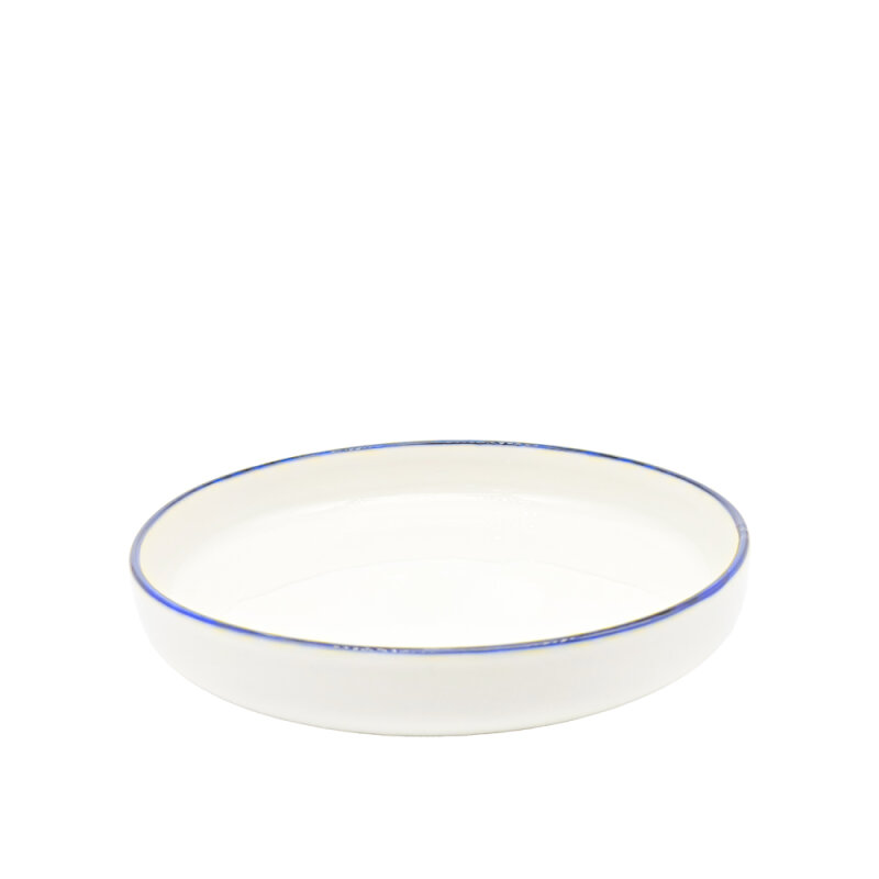Zest Porcelain Step Çukur Tabak 24Cm -Riva Mavi - 1