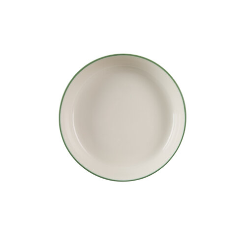 Zest Porcelain Step Çukur Tabak 24Cm -Riva Yeşil - ZEST PORCELAIN