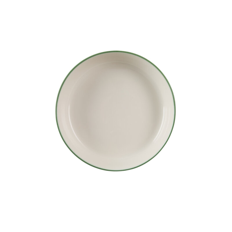Zest Porcelain Step Çukur Tabak 24Cm -Riva Yeşil - 1