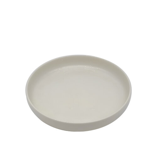 Tulu Porselen Step Çukur Tabak 24Cm Krem - TULU PORSELEN