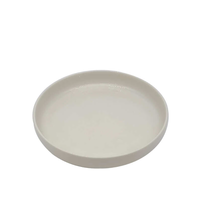 Zest Porcelain Step Çukur Tabak 24Cm Krem - 1