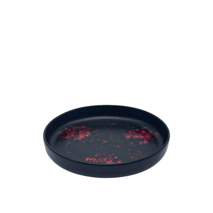 Tulu Porselen Step Çukur Tabak 24cm Oxı Kırmızı STP24CKOX36 - 1