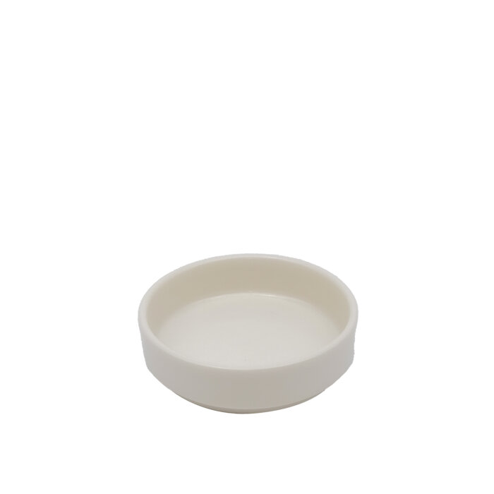 Tulu Porselen Step Sosluk 8cm Saten Beyaz STP08SOST01 - 1