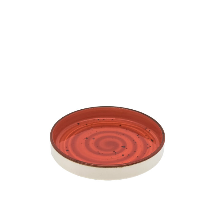 Tulu Porselen Step Tabak 12cm Reactıve 36 Kırmızı STP12TBR36 - 1