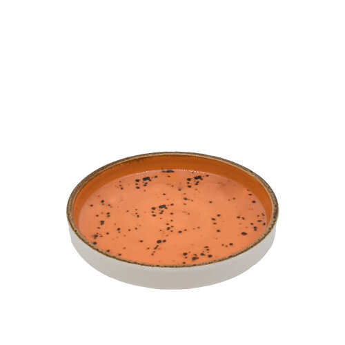 Zest Porcelain Step Tabak 14 Cm-Paris Turuncu - ZEST PORCELAIN