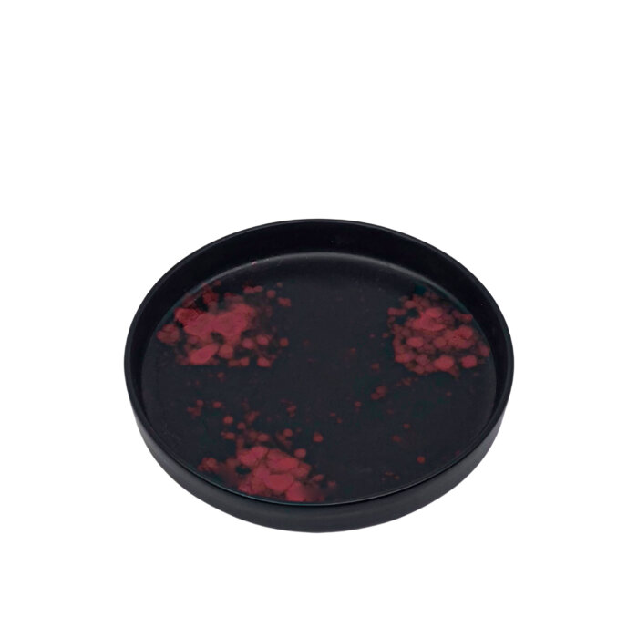 Tulu Porselen Step Tabak 14cm Oxi 36 Kırmızı STP14TBOX36 - 1