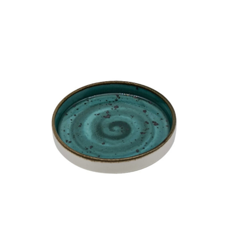 Zest Porcelain Step Tabak 14Cm -Paris Turkuaz - 1