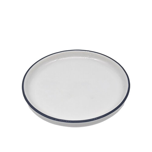 Zest Porcelain Step Tabak 17,5Cm -Riva Siyah - ZEST PORCELAIN