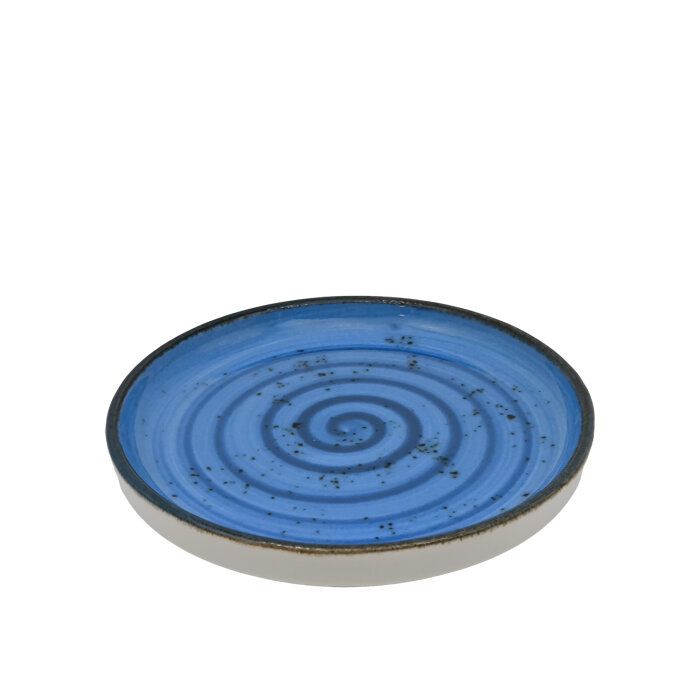 Tulu Porselen Step Tabak 17,5cm Reactıve 93 Mavi STP17TBR93 - 1