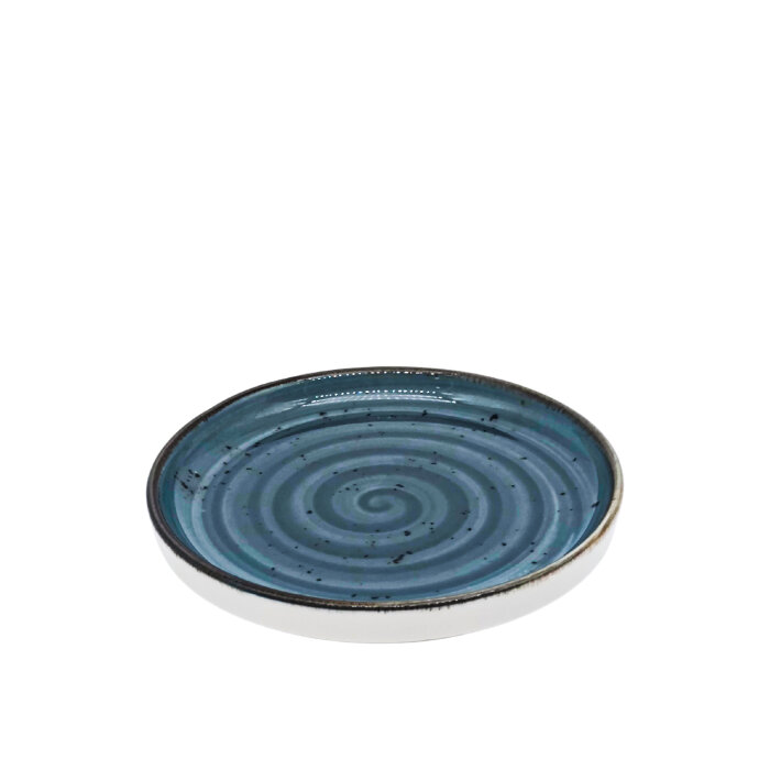 Tulu Porselen Step Tabak 17,5Cm - Reactıve 96 Mavi - 1