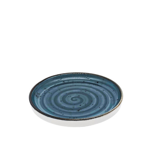 Zest Porcelain Step Tabak 17,5Cm -Paris K.Mavi - ZEST PORCELAIN