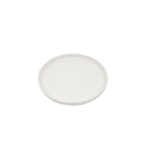 Tulu Porselen Step Düz Tabak 17,5 cm - Saten Beyaz - TULU PORSELEN