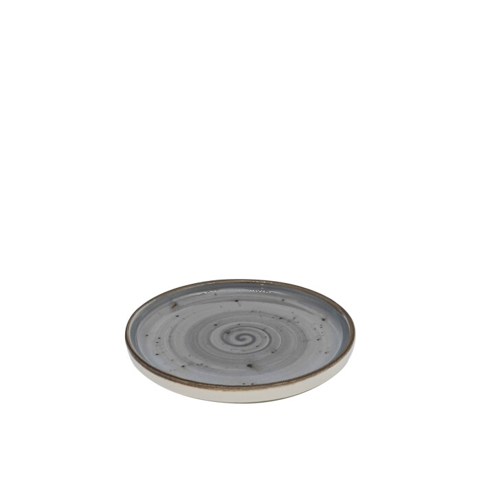 Zest Porcelain Step Tabak 21 Cm-Paris Gri - 1