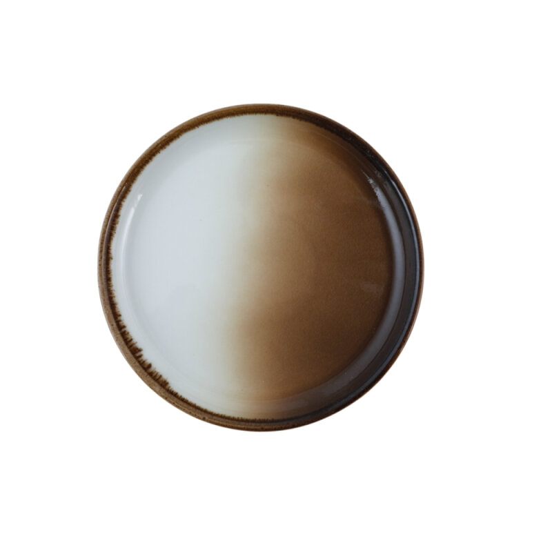 Zest Porcelain Step Tabak 21 Cm-Volta Kahve - 1