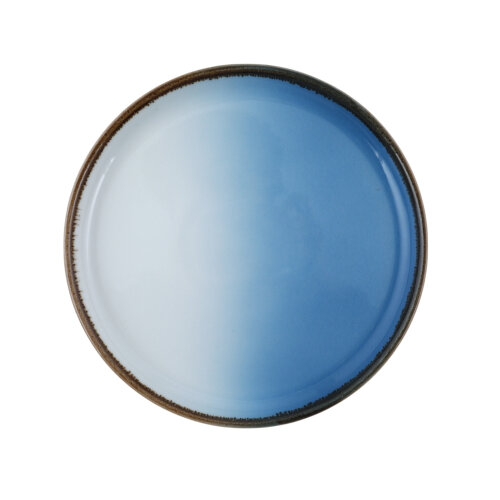 Zest Porcelain Step Tabak 21 Cm-Volta Mavi - ZEST PORCELAIN