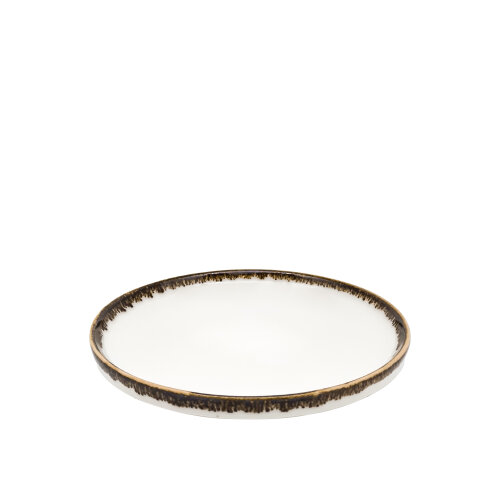 Zest Porcelain Step Tabak 23,5cm Chocolate STP24TBCT47 - ZEST PORCELAIN