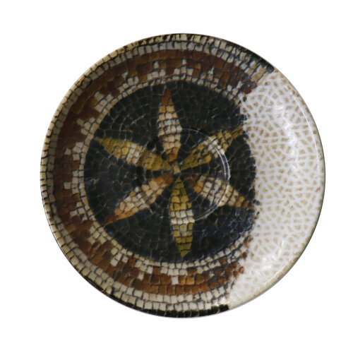 Zest Porcelain Step Tabak 23,5Cm-Tigris - ZEST PORCELAIN