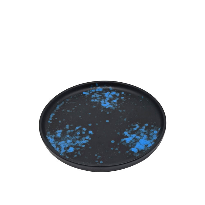 Tulu Porselen Step Tabak 23,5cm Oxi 93 Mavi STP24TBOX93 - 1