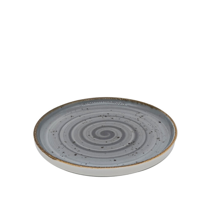 Zest Porcelain Step Tabak 23,5Cm -Paris Gri - 1