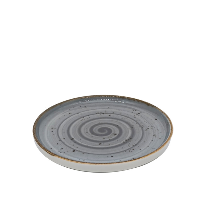 Zest Porcelain Step Tabak 23,5Cm -Paris Gri - 1