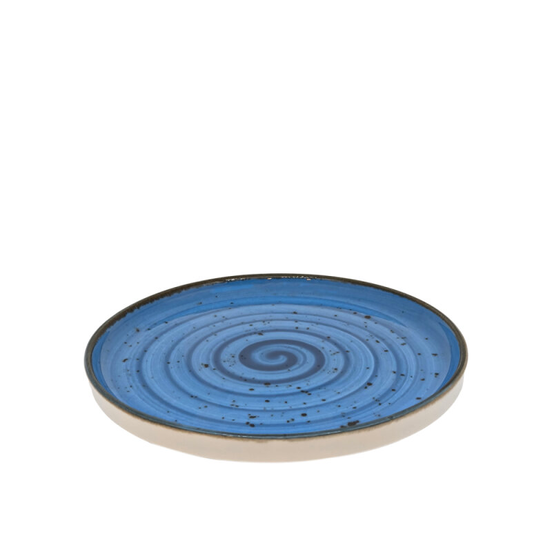 Zest Porcelain Step Tabak 23,5Cm -Paris Mavi - 1