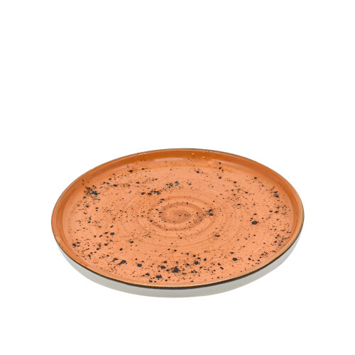Tulu Porselen Step Tabak 27cm Reactıve 44Turuncu STP27TBR44 - TULU PORSELEN