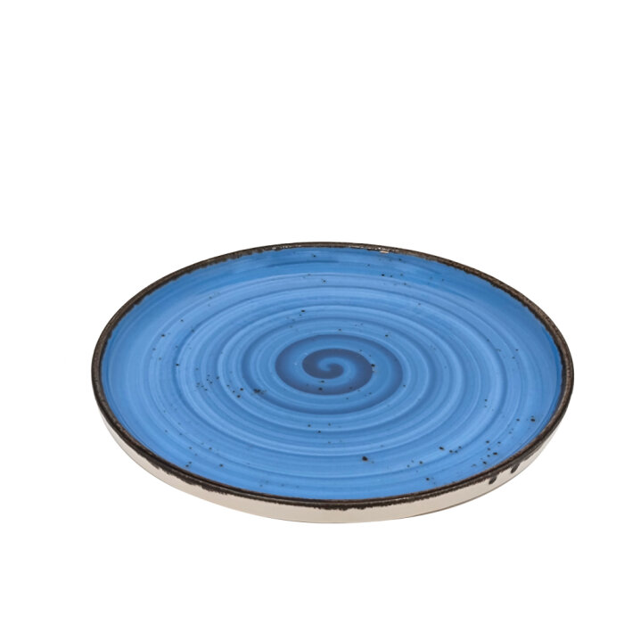 Tulu Porselen Step Tabak 30 cm – Reactıve 93 Mavi STP30TBR93 - 1