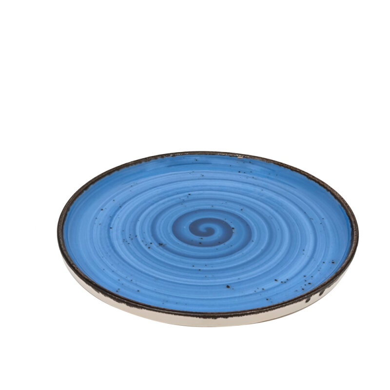 Zest Porcelain Step Tabak 30 Cm-Paris Mavi - 1