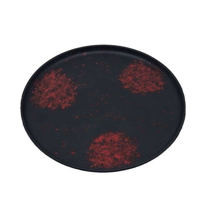 Tulu Porselen Step Düz Tabak 30 cm - Oxi 36 Kırmızı - 1