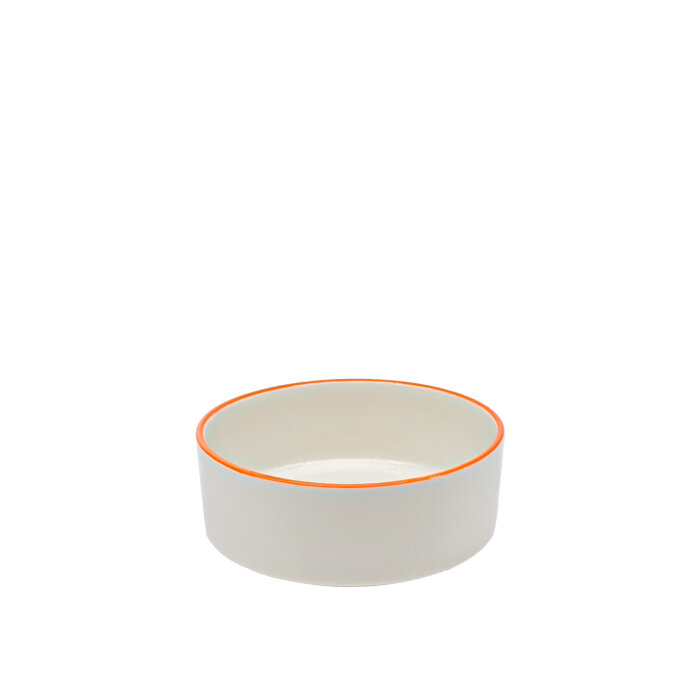 Tulu Porselen Step Yüksek Kase 12 cm File 44 Turuncu STP12YKSF44 - 1