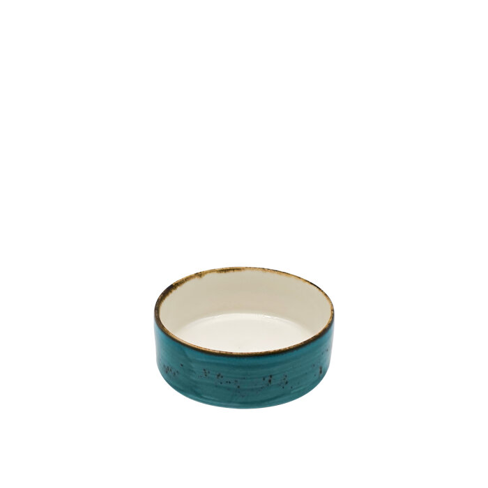 Zest Porcelain Step Yüksek Kase 12Cm -Paris Turkuaz - 1