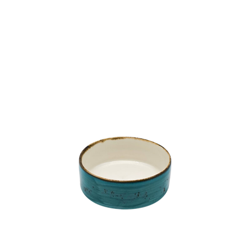 Zest Porcelain Step Yüksek Kase 12Cm -Paris Turkuaz - 1