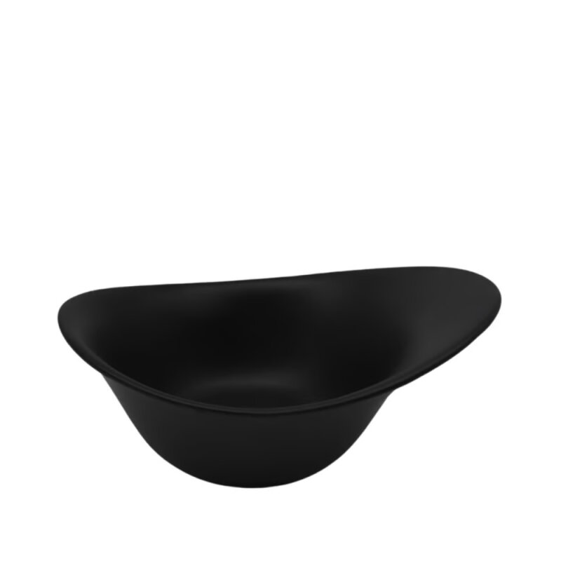 Tulu Porselen Stil Kase 25 cm Saten 64 Siyah - 1