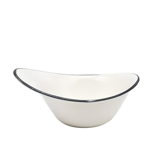 Zest Porcelain Stil Kase 25Cm -Riva Siyah - ZEST PORCELAIN