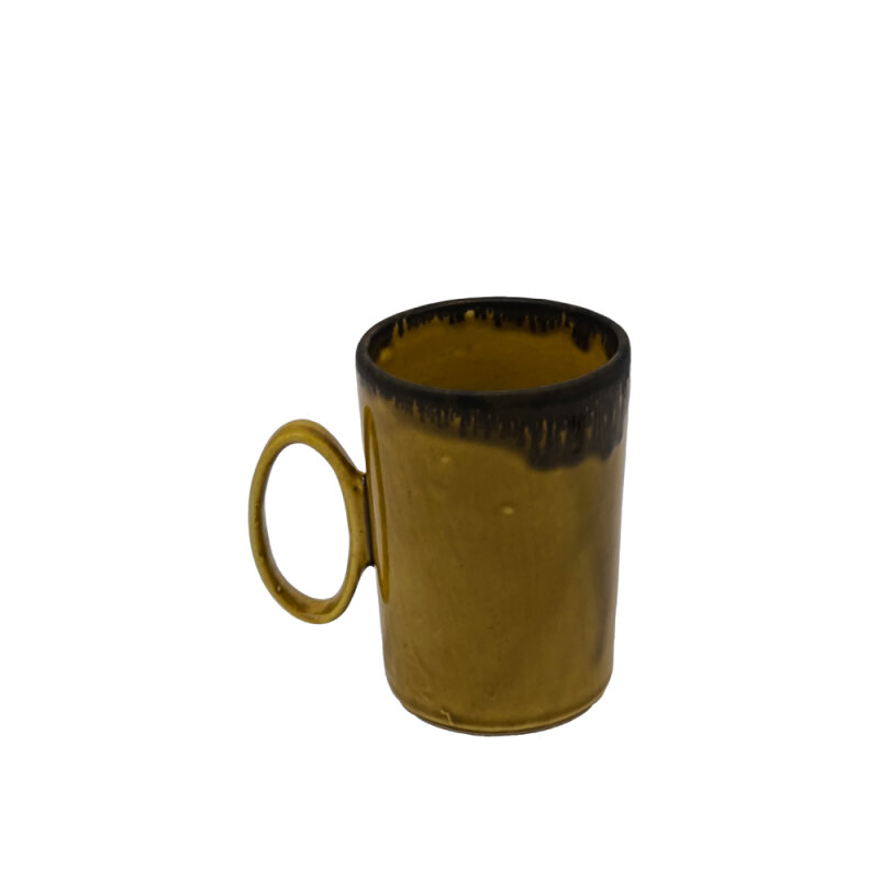 Tulu Porselen Stone Mug Bardak Oksit 48 Sarı STN03MG048 - 1