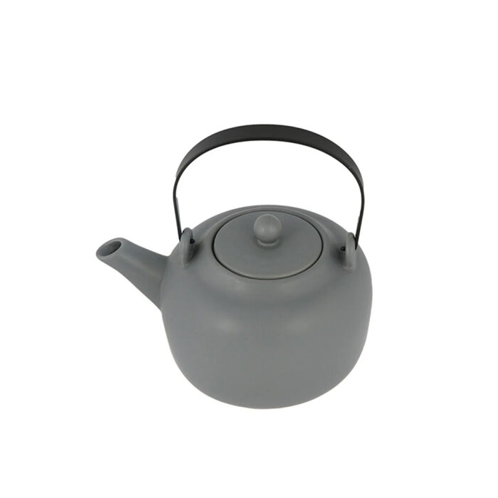 Porland Porselen Sty Chaı 93Z195 Antrasit Kapaklı Demlik 950 Cc. - 1