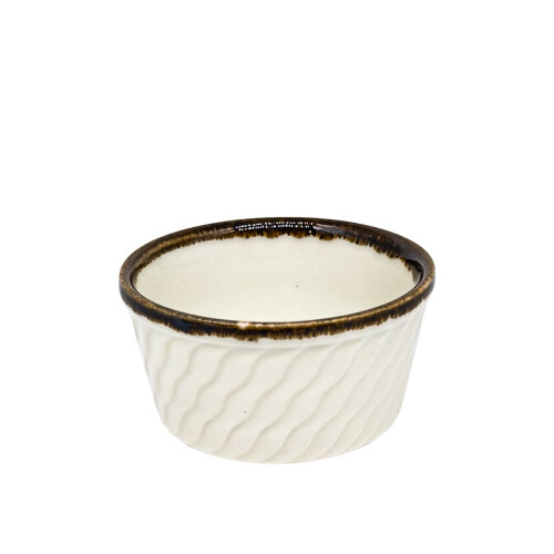 Tulu Porselen Suffle Kase 10cm-Chocolate KL10SFCT47 - TULU PORSELEN