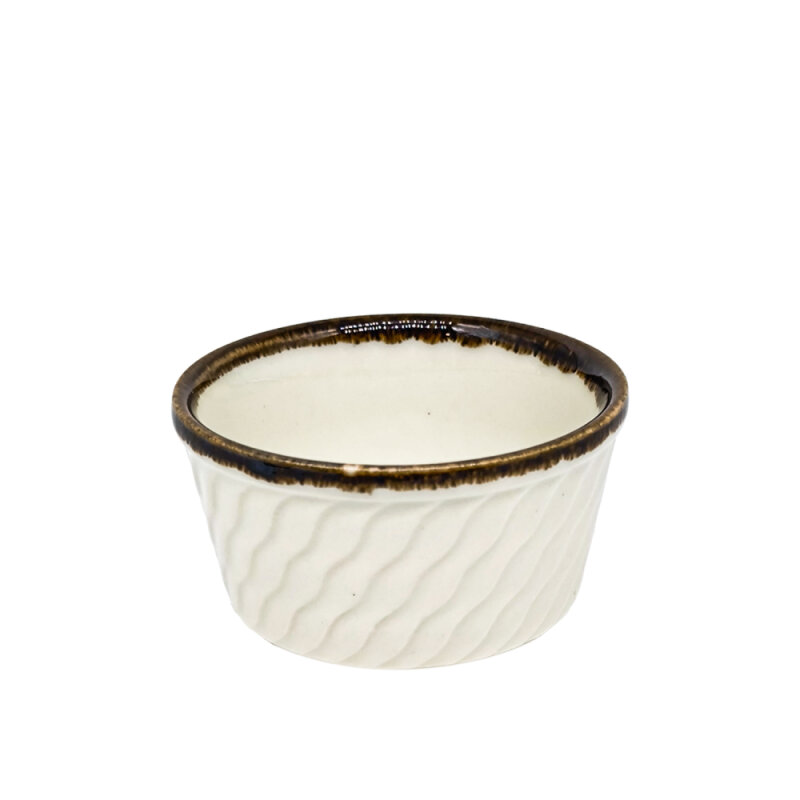 Zest Porcelain Suffle Kase 10cm-Chocolate KL10SFCT47 - 1