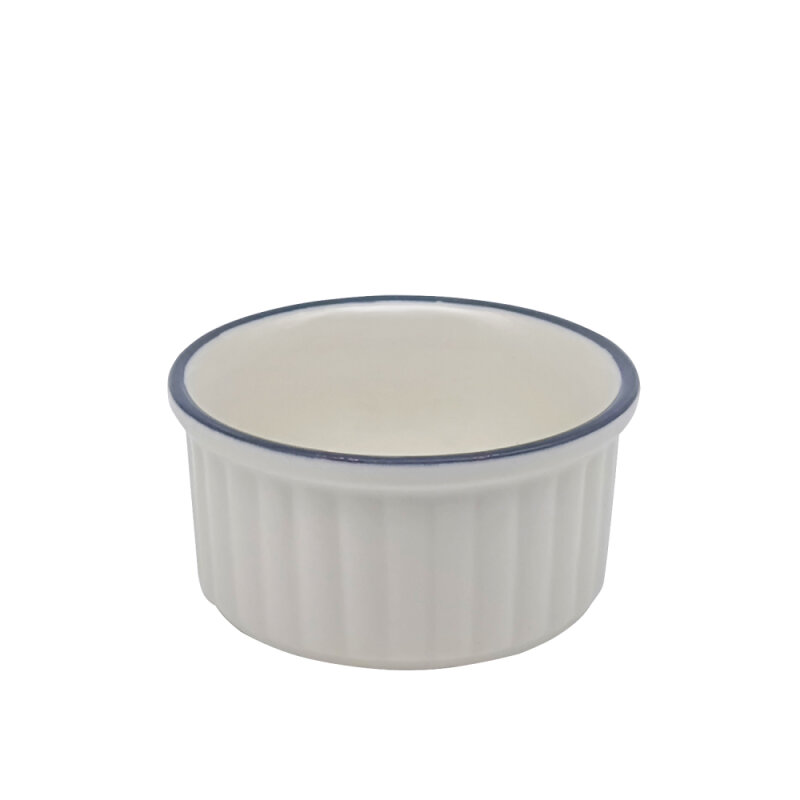 Zest Porcelain Suffle Kase 10 Cm -Riva Siyah - 1