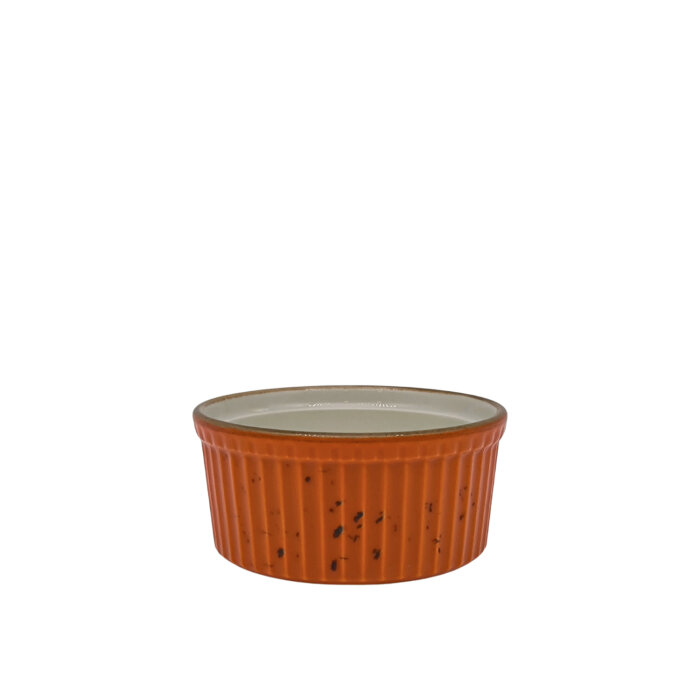 Tulu Porselen Suffle Kase 10 cm - Reactıve 44 Turuncu - 1